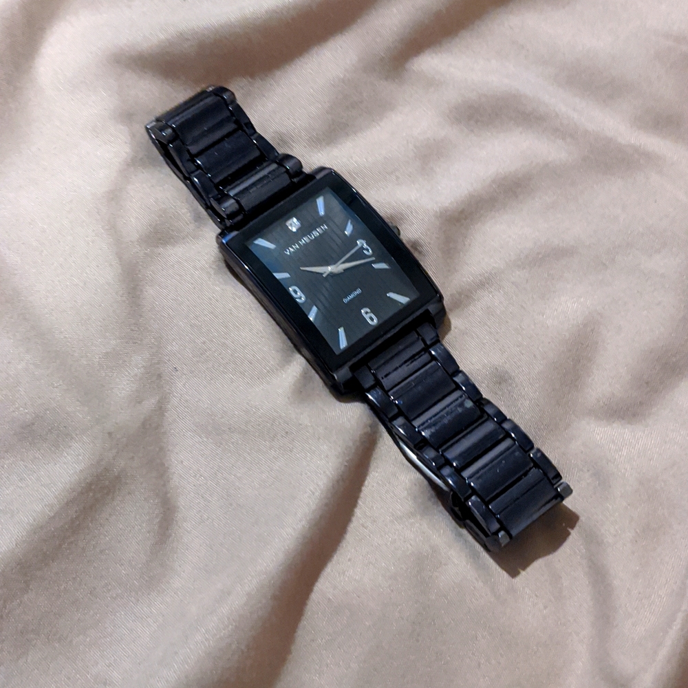 Van Heusen black watch